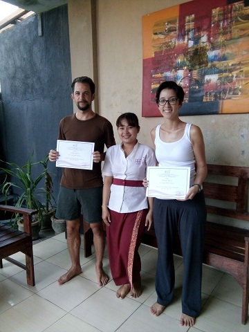 Reeva Bali Spa School Student
